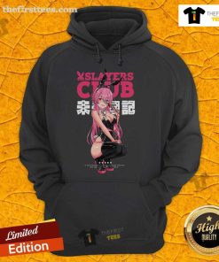 Alt Text: Stylish Pretty Slayers Club anime hoodie featuring vibrant graphics and a comfortable fit for fans of anime culture.