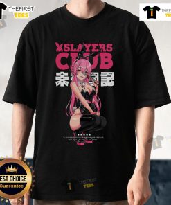 Pretty Slayer's Club anime T-shirt featuring vibrant graphics and stylish design, perfect for anime fans and fashion lovers.