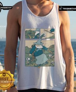 Stylish pretty snakeboarding wizard tank top featuring vibrant graphics and a comfortable fit, perfect for summer adventures.