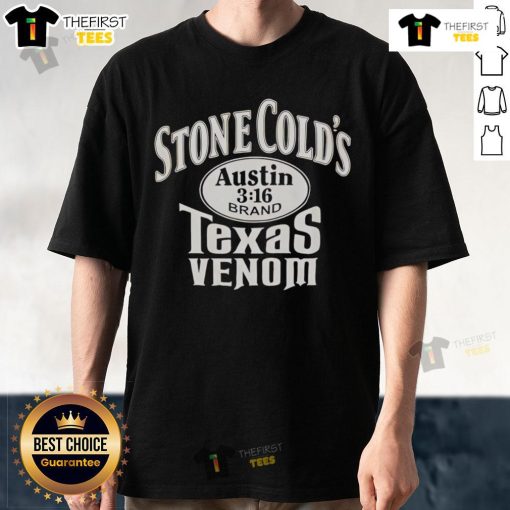 Pretty Stone Cold Austin 3 16 Texas Venom T-Shirt featuring bold graphics and a classic fit for wrestling fans.