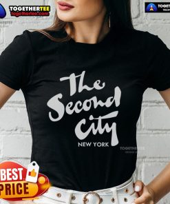 Pretty The Second City New York Ladies Tee featuring a stylish design and vibrant colors, perfect for casual wear.