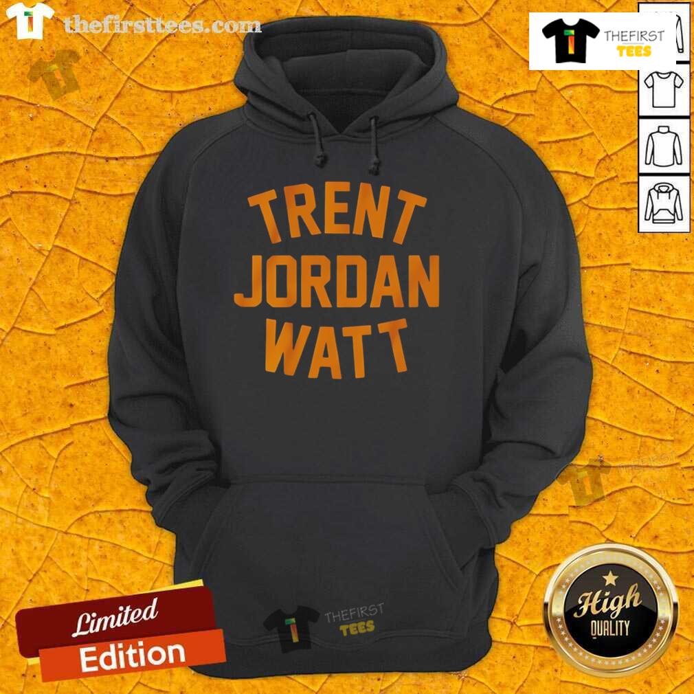 Pretty Trent Jordan Watt Pittsburgh Steelers Hoodie Alt Text: Pretty Trent Jordan Watt wearing a stylish Pittsburgh Steelers hoodie, showcasing team spirit and fashion.