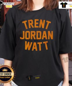 Pretty Trent Jordan Watt Pittsburgh Steelers Ladies Tee featuring stylish design for female fans of the NFL.