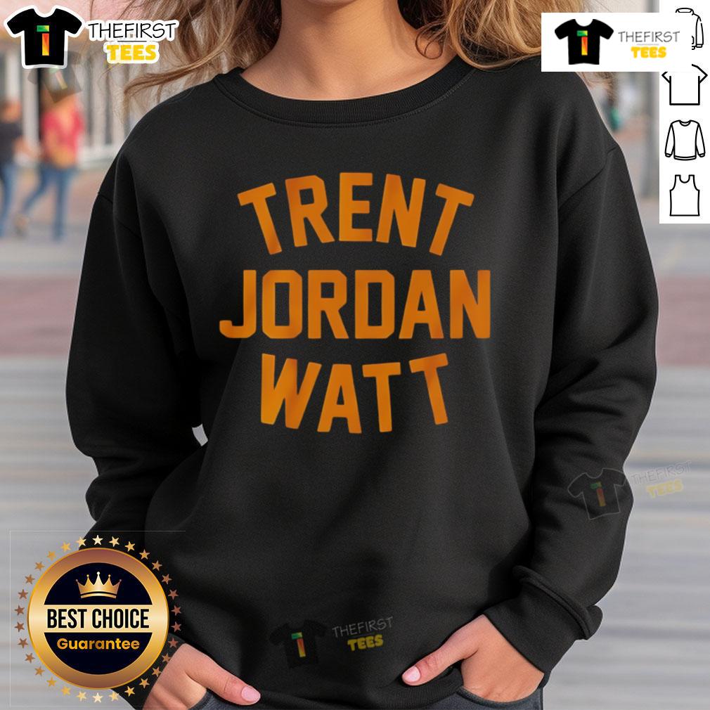 Pretty Trent Jordan Watt Pittsburgh Steelers Sweatshirt Alt Text: Stylish Trent Jordan Watt Pittsburgh Steelers sweatshirt featuring team logo and vibrant design, perfect for fans.
