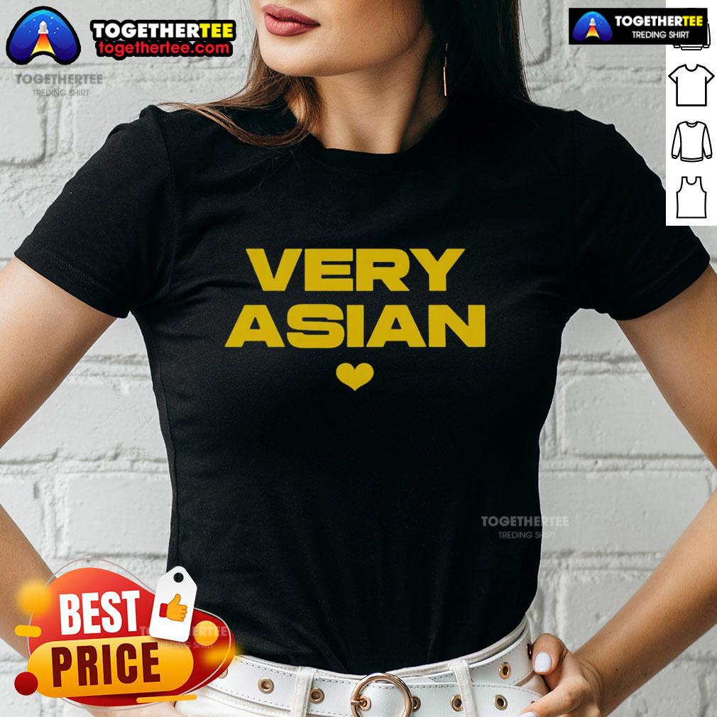 Pretty Very Asian Heart Ladies Tee