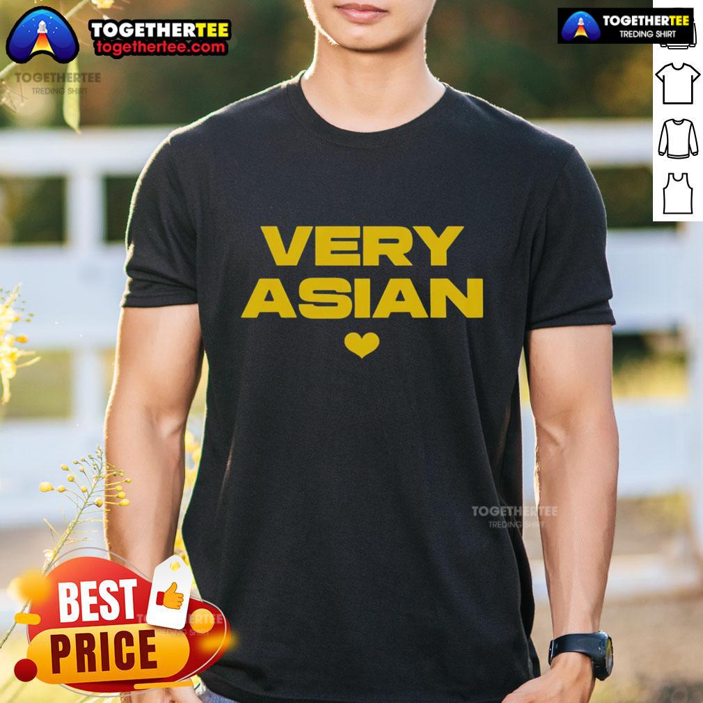 Pretty Very Asian Heart T Shirt Pretty Very Asian Heart T-Shirt featuring a vibrant heart design, perfect for expressing Asian pride and style.