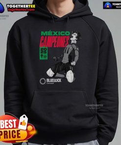 Top 2025 Concacaf vs Blue Lock Mexico Gold Cup Champions hoodie showcasing vibrant design and team pride.