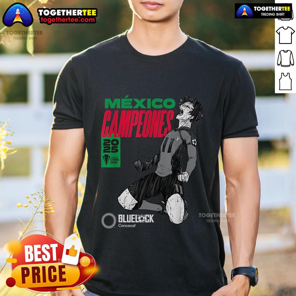 Top 2025 Concacaf Vs Blue Lock Mexico Gold Cup Champions T Shirt Top 2025 Concacaf Vs Blue Lock Mexico Gold Cup Champions T-Shirt featuring vibrant graphics and bold team colors.