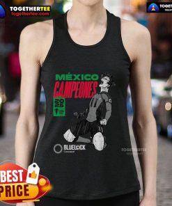 Top 2025 Concacaf vs Blue Lock Mexico Gold Cup Champions tank top featuring vibrant graphics and sporty design.