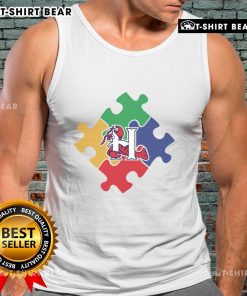 Top 2025 Crawdads Autism Acceptance Night Tank Top featuring vibrant design promoting autism awareness and acceptance.