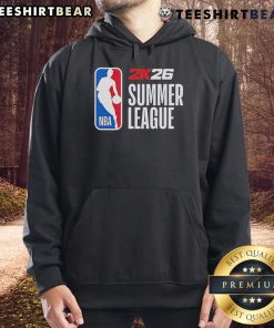 Top 2025 NBA 2K26 Summer League Hoodie featuring vibrant graphics and comfortable fit for basketball fans.
