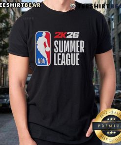 Top 2025 NBA 2K26 Summer League T-Shirt featuring vibrant graphics and team logos for basketball fans.