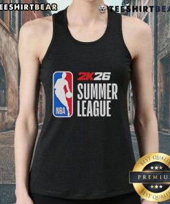 Stylish Top 2025 NBA 2K26 Summer League tank top featuring vibrant graphics and comfortable fit for basketball fans.