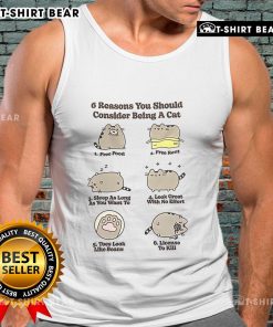 Top 6 reasons to consider being a cat tank top featuring playful cat graphics and vibrant colors for cat lovers.