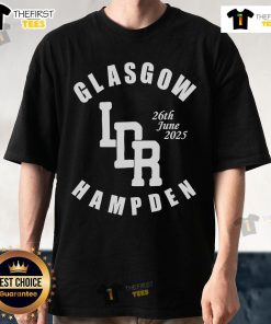 Top 6th June 2025 Lana Del Rey Glasgow Hampden T-Shirt featuring vibrant design and concert details.