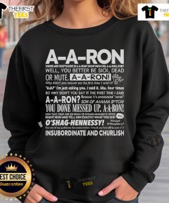 Top A A Ron sweatshirt featuring the phrase 'Where is A A Ron?' perfect for fans of the viral meme and comedy style.