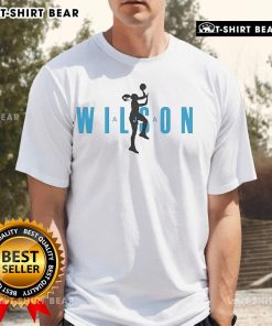 Top Aja Wilson Statue Basketball T-Shirt featuring a vibrant design celebrating the WNBA star and her achievements.