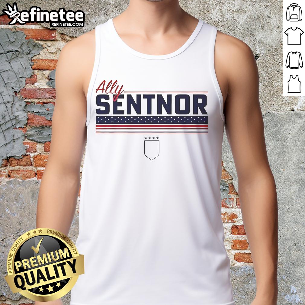Top Ally Sentnor Stripe Uswntpa Tank Top Top Ally Sentnor Stripe USWNTPA Tank Top in vibrant colors, perfect for casual summer wear and sports activities.