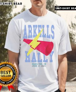 Top Arkells The Rally 2025 Event T-Shirt featuring vibrant graphics and a stylish design for fans of the band.