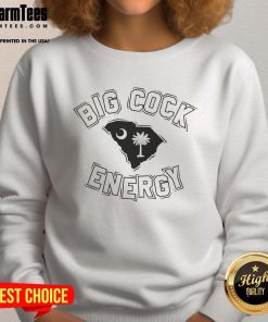 Alt Text: Top Big Cook Energy South Carolina Gamecocks football sweatshirt in black, perfect for fans and game day attire.