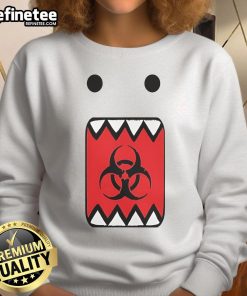 Top Biohazard Domo Logo Sweatshirt featuring a bold biohazard design on a cozy, stylish hoodie.