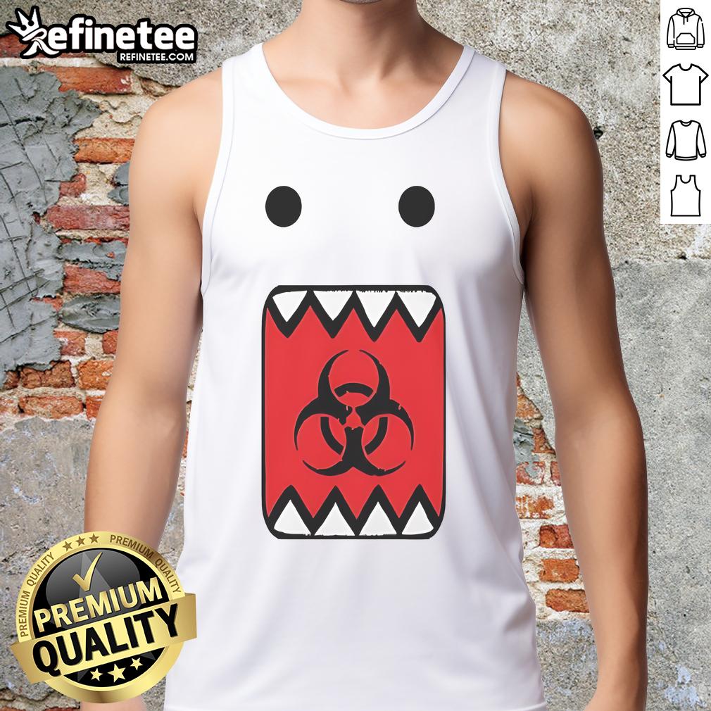 Top Biohazard Domo Logo Tank Top Stylish Top Biohazard Domo logo tank top featuring a bold design, perfect for casual wear and fan merchandise.