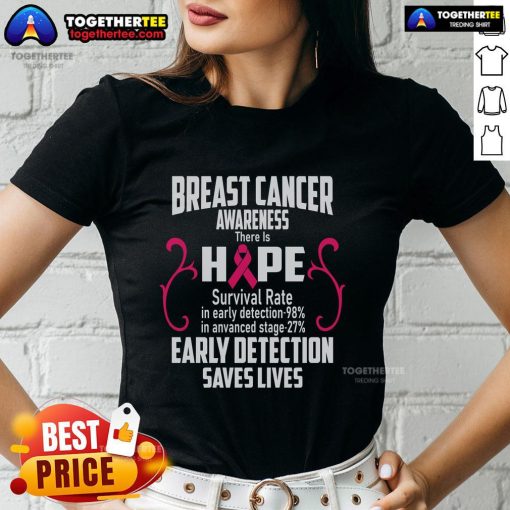 Top Breast Cancer Awareness tee for ladies promoting hope and early detection to save lives.