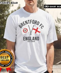 Top Brentford FC England West London T-Shirt featuring the club logo and vibrant design for fans of all ages.