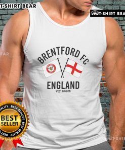 Stylish Brentford FC tank top showcasing the team's colors, perfect for fans in West London, England.
