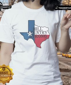Top Brett Lee Hill Country Strong Ladies Tee showcasing a stylish design for outdoor enthusiasts and fashion lovers.