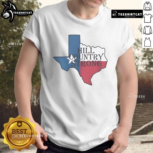 Top Brett Lee Hill Country Strong T-Shirt featuring a bold design, perfect for fans of country music and outdoor adventures.