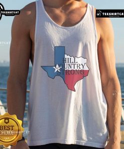 Top Brett Lee Hill Country Strong tank top featuring a stylish design perfect for casual wear and outdoor activities.