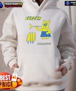 Stylish Top Burzum Filosofem Hoodie featuring unique design, perfect for fans of the iconic black metal band Burzum.