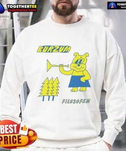 Top Burzum Filosofem sweatshirt featuring iconic album art, perfect for fans of black metal and alternative fashion.