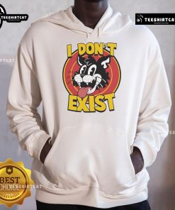 Top Cat 'I Don't Exist' Hoodie featuring a playful design, perfect for feline lovers and casual fashion enthusiasts.