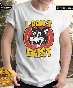 Top Cat I Don't Exist T-Shirt featuring a playful graphic of Top Cat in vibrant colors, perfect for fans and collectors.