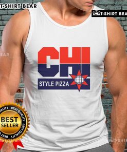 Stylish Top CHI Dream Team pizza tank top featuring a vibrant design perfect for pizza lovers and summer outings.
