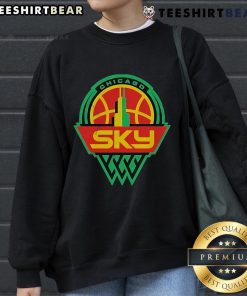 Top Chicago Sky Juneteenth sweatshirt featuring vibrant colors and team logo, perfect for celebrating heritage and sports.