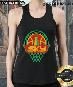 Top Chicago Sky Juneteenth tank top featuring vibrant colors and a stylish design celebrating Juneteenth heritage.
