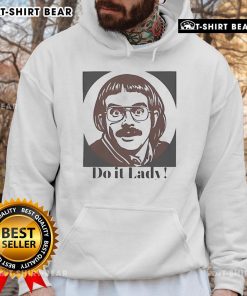 Top Chit Jay Renshaw Do It Lady Hoodie in stylish black, perfect for casual wear and showcasing confidence.