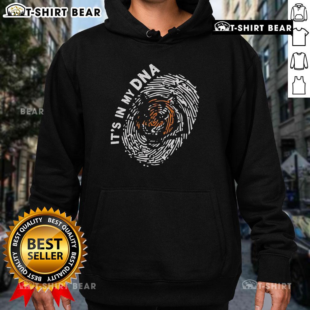 Top Cincinnati Bengals In My Dna Logo Hoodie Top Cincinnati Bengals In My DNA logo hoodie featuring vibrant colors and bold team branding, perfect for fans.