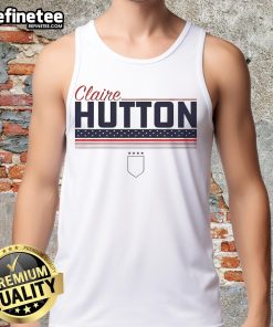 Alt Text: Stylish Top Claire Hutton Stripe tank top for women, perfect for casual wear and active lifestyles.