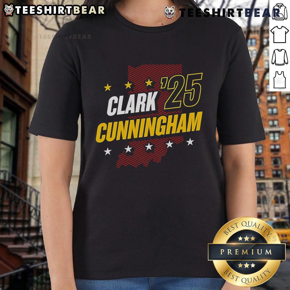 Top Clark Cunningham 25 Indiana Basketball Ladies Tee Top Clark Cunningham 25 Indiana Basketball ladies tee featuring stylish design and vibrant team colors for fans.