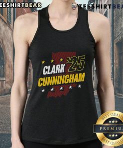 Top Clark Cunningham 25 Indiana basketball tank top featuring a stylish design and vibrant team colors.