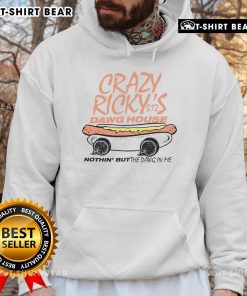Top Crazy Ricky's Dawg House Hoodie featuring a vibrant design and cozy fit, perfect for dog lovers and casual wear.