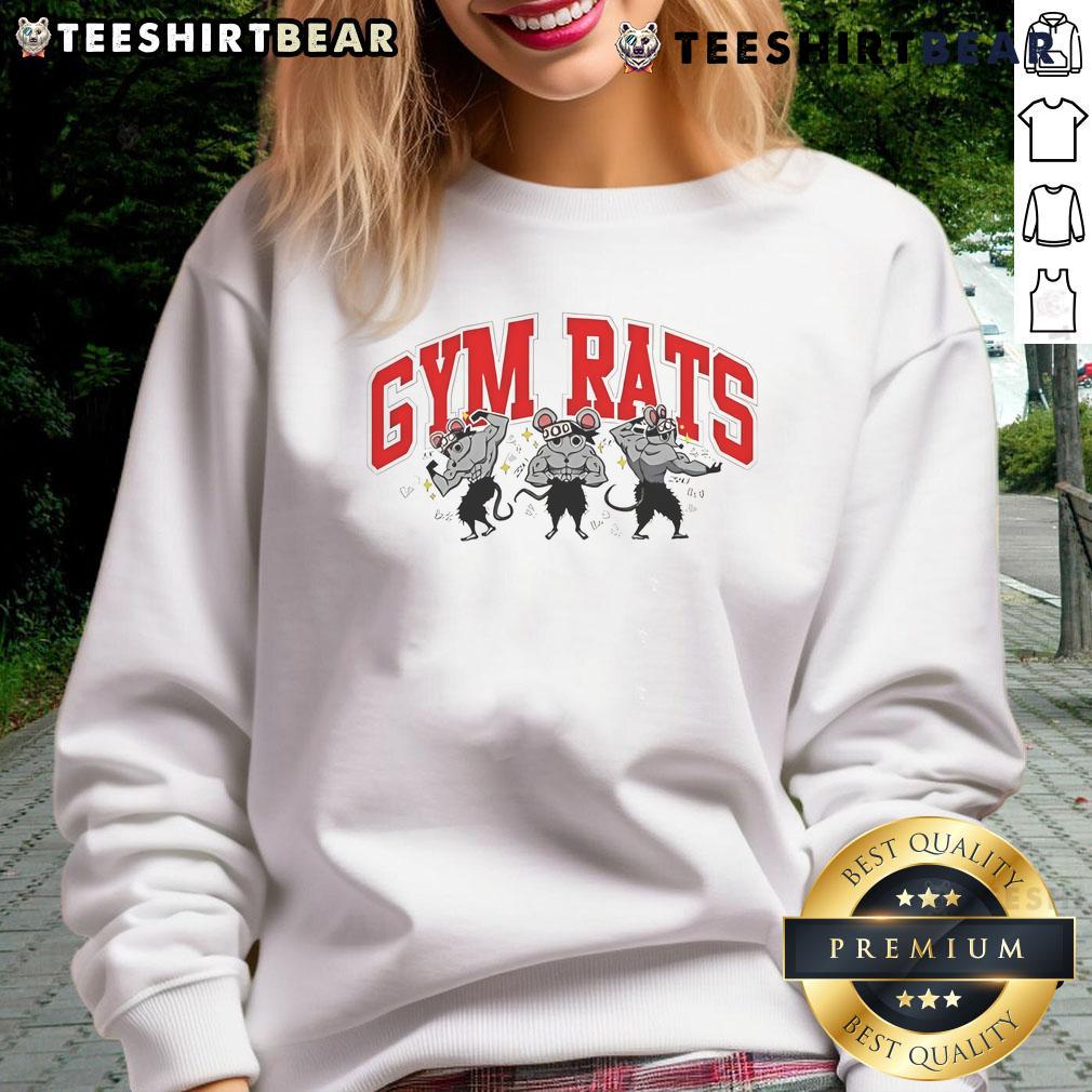 Top Demon Slayer Anime Uzui Tengen Gym Rat Vintage Sweatshirt Uzui Tengen vintage sweatshirt featuring a gym rat design from Demon Slayer anime, perfect for fans and casual wear.