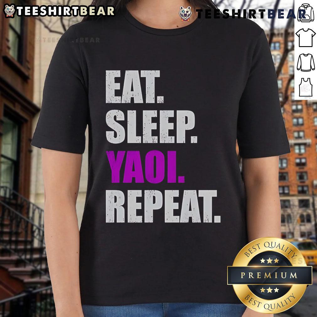 Top Eat Sleep Yaoi Repeat 2025 Ladies Tee Top Eat Sleep Yaoi Repeat 2025 Ladies Tee featuring a stylish graphic design perfect for anime lovers and casual wear.
