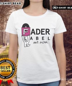Top Fader Label Est. 2002 Ladies Tee in stylish design, perfect for casual wear and fashion-forward outfits.