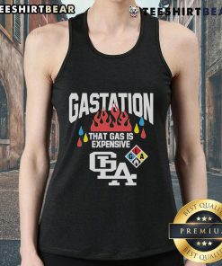 Top Gas Station in LA featuring a stylish tank top design highlighting expensive gas prices.