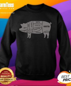 Stylish Top Goetta Diagram Sweatshirt featuring a unique graphic design for goetta lovers and food enthusiasts.